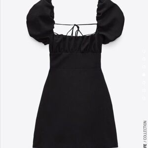 ZARA Black dress
Large (I’m usually a medium, fits small)